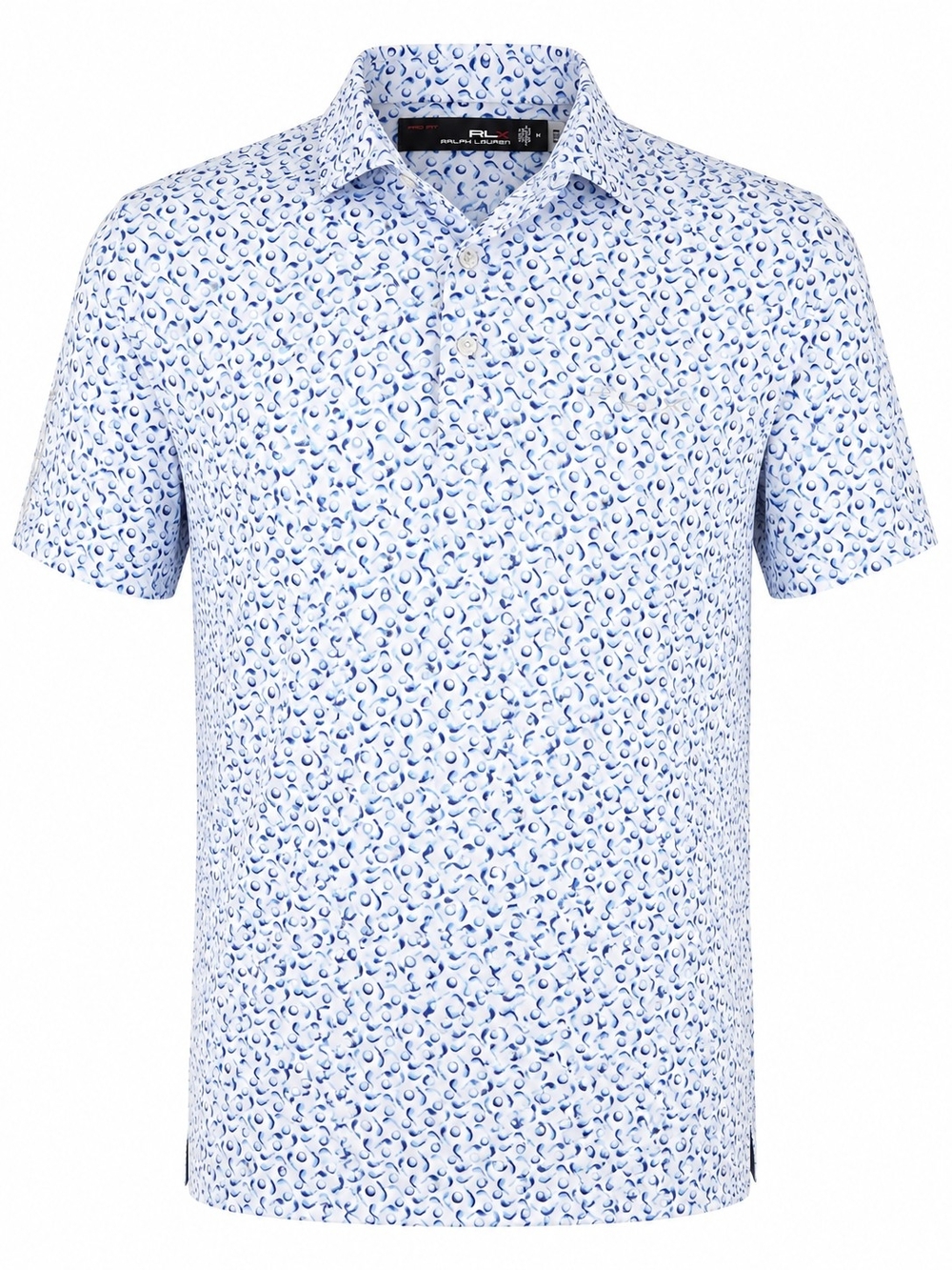 Ralph Lauren Blue Printed Short-Sleeve Polo Shirt